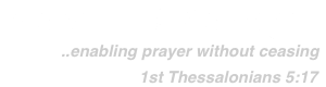 Prayer List Manager - for praying without ceasing - 1st Thessalonians 5:17